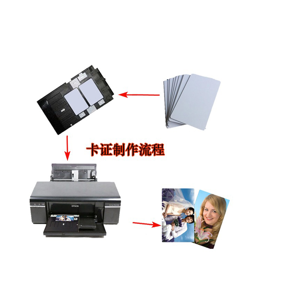 20PCS Cartões PVC Brancos Bril - Commercial Printer avaliação e preço