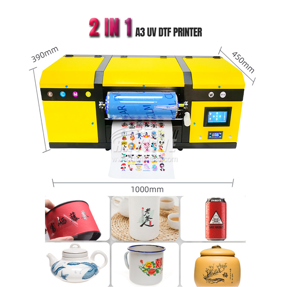 Dual Heads Impressoras, hologr - Commercial Printer avaliação e preço