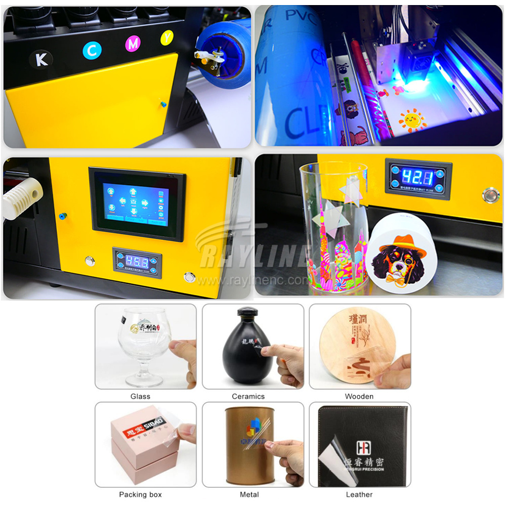 Dual Heads Impressoras, hologr - Commercial Printer avaliação e preço